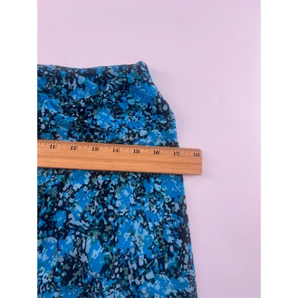 Lularoe Leggings Womens Tall and Curvy 12-18 Blue Teal Stretchy Buttery Soft - Picture 2 of 7